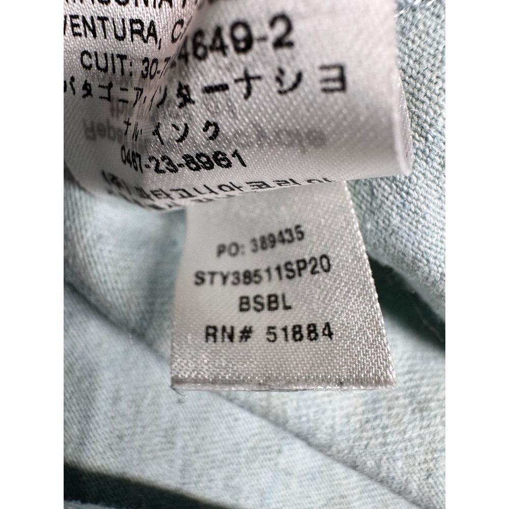 Patagonia Men Responsibili-Tee Pocket T-Shirt Blue Size Small - Picture 6 of 6